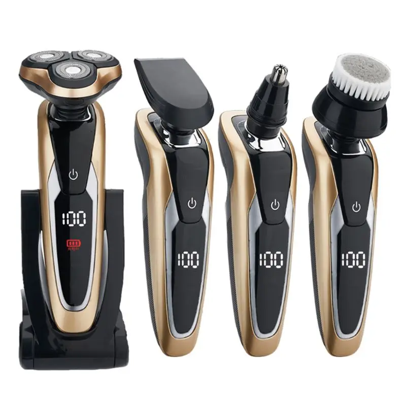 4D Digital Display Electric Shaver Car Home Portable Washable Rechargeable Shaving For Men Face Nose Beard Shaving Machine
4D Digital Display Electric Shaver Car Home Portable Washable Rechargeable Shaving For Men Face Nose Beard Shaving Machine