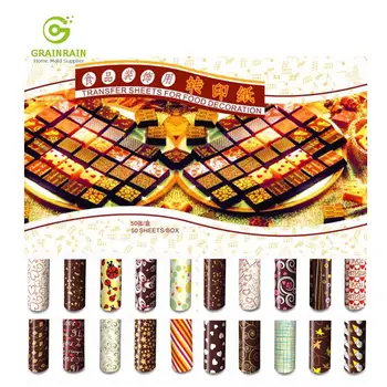 Grainrain Colorful DIY Chocolate Transfer Sheet Food Decoration Paper (50 pcs / set)
Grainrain Colorful DIY Chocolate Transfer Sheet Food Decoration Paper (50 pcs / set)