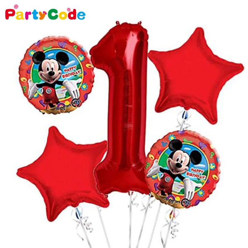 1set mickey mouse foil balloons Mickey Boy Happy Birthday party decoration babyshower one year old 1st old globos
1set mickey mouse foil balloons Mickey Boy Happy Birthday party decoration babyshower one year old 1st old globos