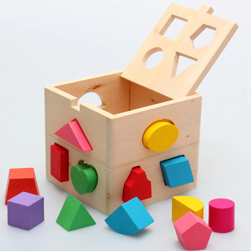 Shape Sorting Cube Classic Wooden Toy, Developmental Toy, Easy-to-Grip Shapes, Sturdy Wooden Construction 13/16/17 piece 5.5″ H
Shape Sorting Cube Classic Wooden Toy, Developmental Toy, Easy-to-Grip Shapes, Sturdy Wooden Construction 13/16/17 piece 5.5″ H