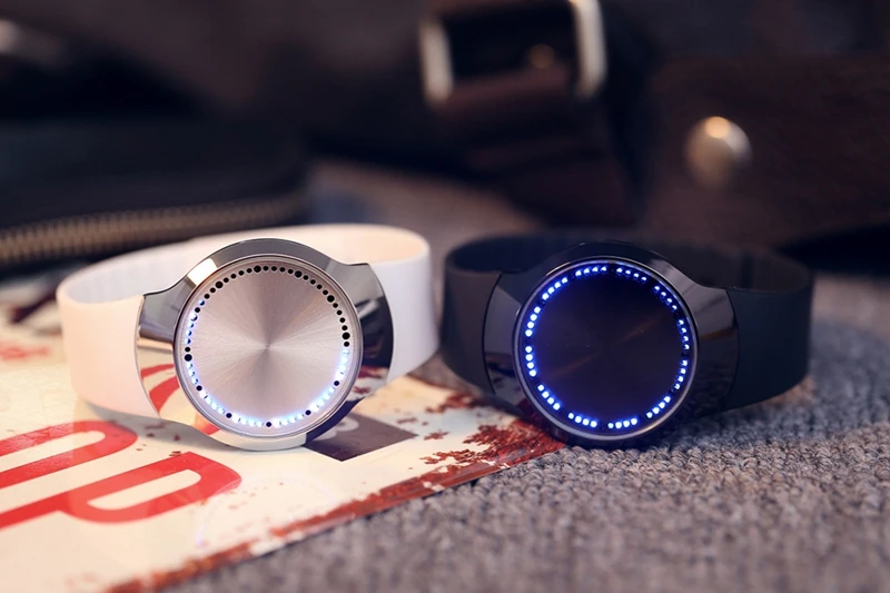 Top Luxury Blue LED Luminous Touch Screen Watch Men Smart Electronics Digital Rubber Band One Piece TFBoys Clocks Gifts Ulzzang 201 (24)
