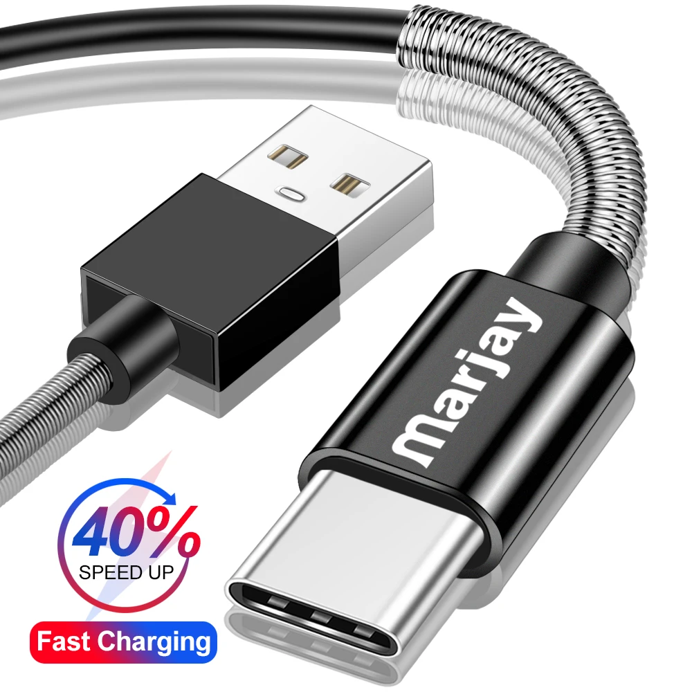 Marjay USB Type C Cable 3A Fast Charging Type-C Cable For Samsung S9 S10 Data USB-C Cord For Xiaomi Redmi Note 7 huawei P30 Pro
Marjay USB Type C Cable 3A Fast Charging Type-C Cable For Samsung S9 S10 Data USB-C Cord For Xiaomi Redmi Note 7 huawei P30 Pro