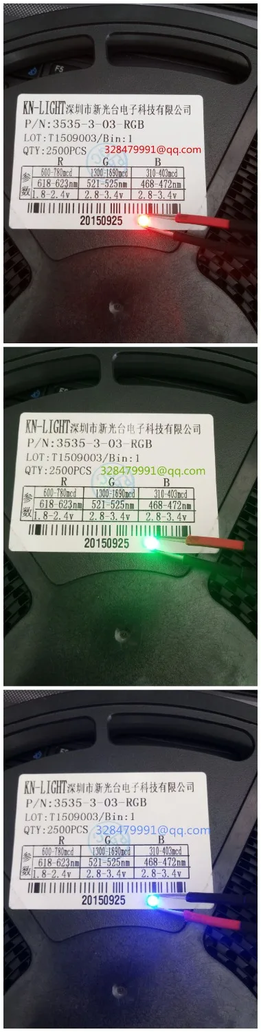 100 шт./лот 3535 RGB SMD LED Xinguang, Тайвань, полноцветные светоизлучающие диоды (светодиоды)
100 шт./лот 3535 RGB SMD LED Xinguang, Тайвань, полноцветные светоизлучающие диоды (светодиоды)