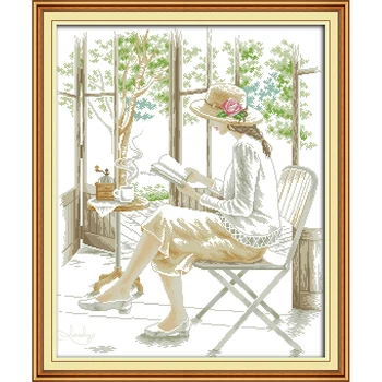 Everlasting Love Reading Chinese Cross Stitch Kits Ecological Cotton Clear Stamped Printed 11CT DIY Wedding Decoration For Home
Everlasting Love Reading Chinese Cross Stitch Kits Ecological Cotton Clear Stamped Printed 11CT DIY Wedding Decoration For Home