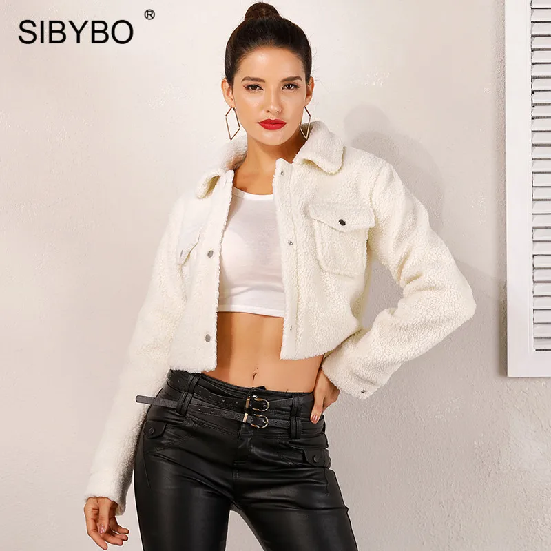 JULISSA MO Faux Lambswool Lapel Women Jacket Basic Coat Autumn Winter Long Sleeve Button Crop Top Female Casual Pocket Overcoat
JULISSA MO Faux Lambswool Lapel Women Jacket Basic Coat Autumn Winter Long Sleeve Button Crop Top Female Casual Pocket Overcoat