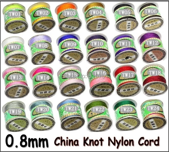 AAA+ Quality!!!(Pick color)24 COLORS 135yards x 0.8mm Nylon Chinese Knot Cord Rattail Satin Jewelry Beading Thread AA(W03222)
AAA+ Quality!!!(Pick color)24 COLORS 135yards x 0.8mm Nylon Chinese Knot Cord Rattail Satin Jewelry Beading Thread AA(W03222)