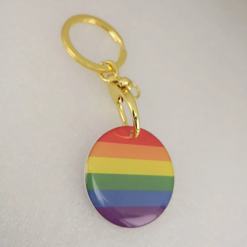 Elastic rope Keychain Rainbow LGBT Gay Intersex Asexual Pride Pendant Keychain Elastic rope Key ring
Elastic rope Keychain Rainbow LGBT Gay Intersex Asexual Pride Pendant Keychain Elastic rope Key ring
