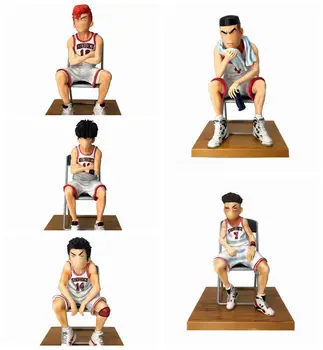 SLAM DUNK Miyagi Akagi Rukawa Sakuragi Mitsui Model Toys 17cm pve Anime Collection Desk decoration Collectible
SLAM DUNK Miyagi Akagi Rukawa Sakuragi Mitsui Model Toys 17cm pve Anime Collection Desk decoration Collectible