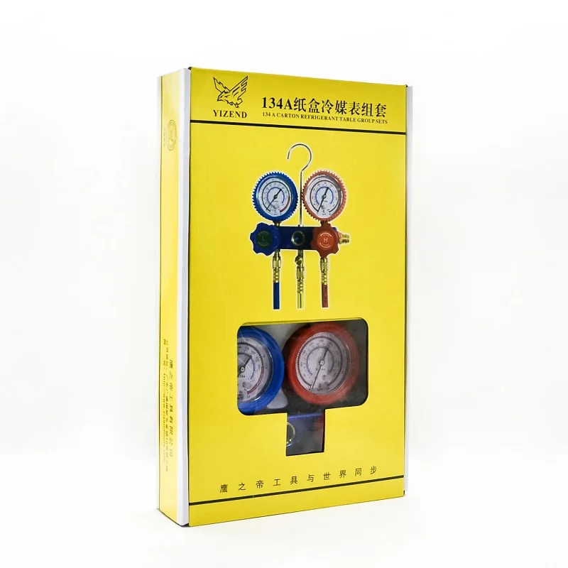 Carton-version-134A-manifold-gauge-set-W-pipes-R134a-134a-R12-for-auto-air-conditioning-tool