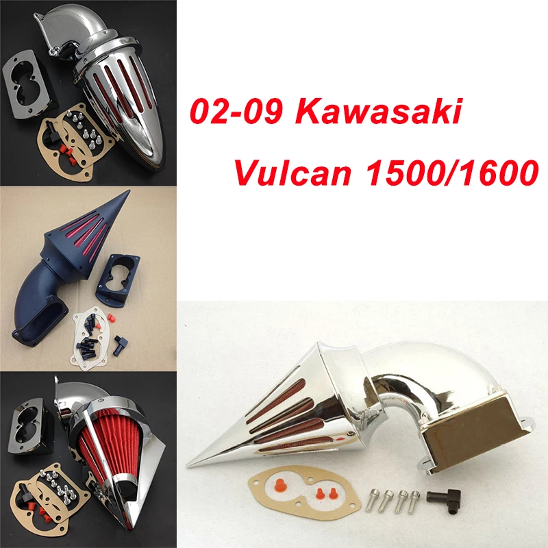 For 02-09 Kawasaki Vulcan 1500 1600 Motorcycle Air Cleaner Kit Intake Filter Black Chrome 2002 2003 2004 2005 2006 2007 2008
For 02-09 Kawasaki Vulcan 1500 1600 Motorcycle Air Cleaner Kit Intake Filter Black Chrome 2002 2003 2004 2005 2006 2007 2008