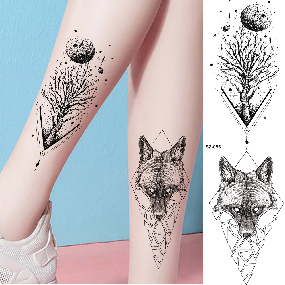 Rejaski Body Arm Legs Fashion Tattoo Stickers Women Moon Tree Planets Geometric Fox Temporary Tattoo Men Ankle Legs Fake Tatoos
Rejaski Body Arm Legs Fashion Tattoo Stickers Women Moon Tree Planets Geometric Fox Temporary Tattoo Men Ankle Legs Fake Tatoos