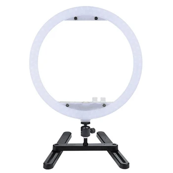 Mamen 13inch Photography LED Selfie Ring Light Brightness Stepless Adjustment with Tabletop Bracket For Makeup Video Live Studio
Mamen 13inch Photography LED Selfie Ring Light Brightness Stepless Adjustment with Tabletop Bracket For Makeup Video Live Studio