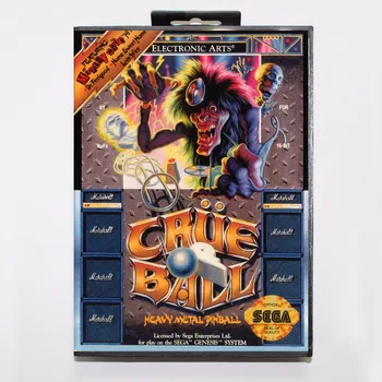 Crue Ball Game Cartridge 16 bit MD Game Card With Retail Box For Sega Mega Drive For Genesis
Crue Ball Game Cartridge 16 bit MD Game Card With Retail Box For Sega Mega Drive For Genesis