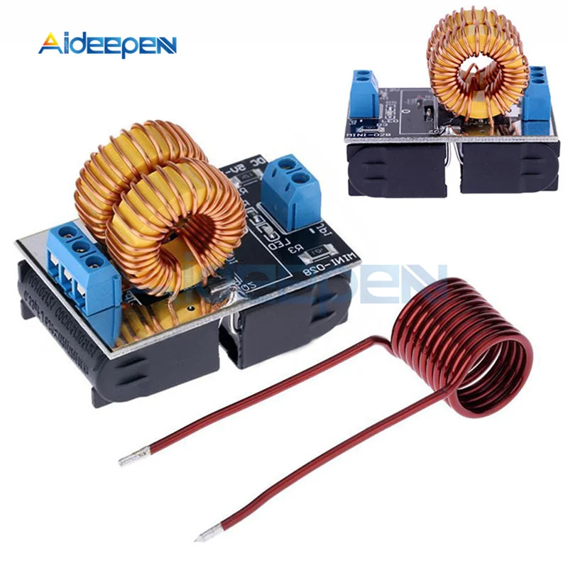 DC 5-12V 120W Mini ZVS Low Voltage Induction Heating Power Supply Module Induction Heating board+Ignition Coil
DC 5-12V 120W Mini ZVS Low Voltage Induction Heating Power Supply Module Induction Heating board+Ignition Coil