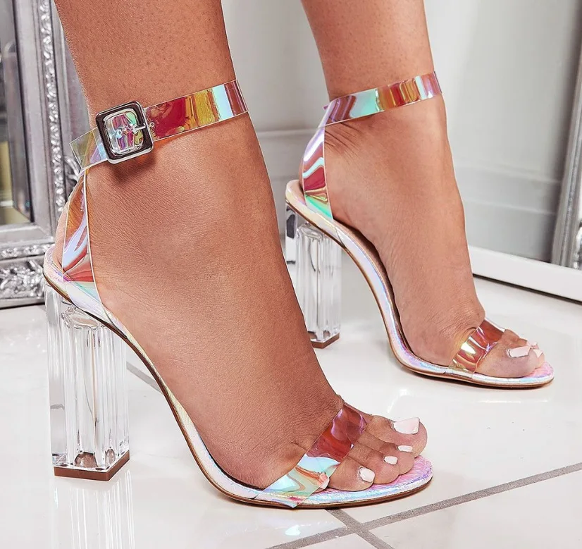 2019 Women Sandals Shoes Celebrity Wearing Simple Style Pvc Clear Colorful Transparent Strappy Buckle Sandals High Heels Shoes
2019 Women Sandals Shoes Celebrity Wearing Simple Style Pvc Clear Colorful Transparent Strappy Buckle Sandals High Heels Shoes