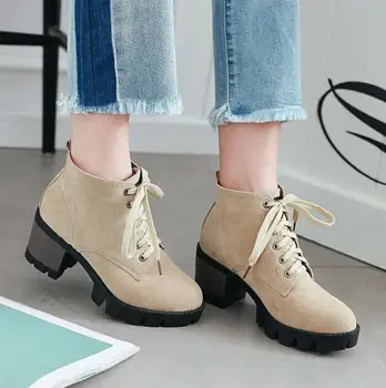 Laides Plus Size 22-62 Fashion Party Shoes Woman Women Pumps Lace Up Platform Chunky High Heels Ankle Boots Girls G61165
Laides Plus Size 22-62 Fashion Party Shoes Woman Women Pumps Lace Up Platform Chunky High Heels Ankle Boots Girls G61165
