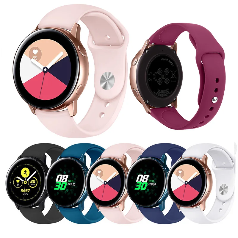20mm Strap for Samsung Galaxy watch Active Watch Strap Smart Accessories For Galaxy watch 42mm for samsuang gear sport universal
20mm Strap for Samsung Galaxy watch Active Watch Strap Smart Accessories For Galaxy watch 42mm for samsuang gear sport universal