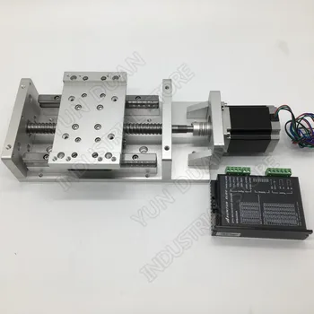 200MM Stroke Module Electric Sliding Table & NEMA23 Stepper Motor &Driver Heavy Load Slide Linear Stage Ballscrew Guide Platform
200MM Stroke Module Electric Sliding Table & NEMA23 Stepper Motor &Driver Heavy Load Slide Linear Stage Ballscrew Guide Platform