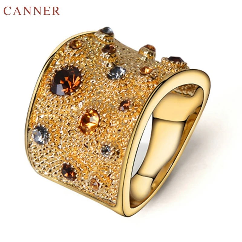Female Vintage Ring Colorful Rhinestone Crystal Rings for Women Gold Color Cocktail Party Ring Jewelry Gifts anillos mujer C4
Female Vintage Ring Colorful Rhinestone Crystal Rings for Women Gold Color Cocktail Party Ring Jewelry Gifts anillos mujer C4