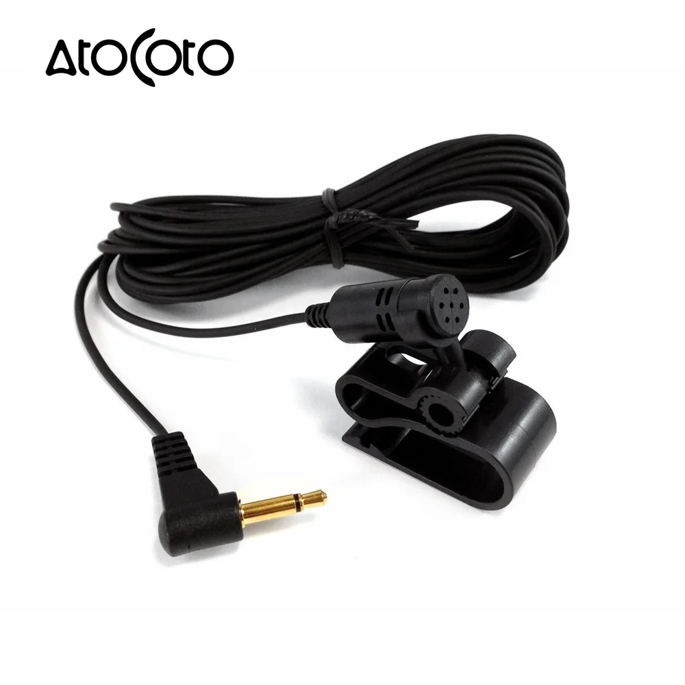 AtoCoto Bluetooth микрофон для Kenwood DNX9960 DNX-9960 Автомобиль Радио Стерео dvd-плеер с 2 5 мм Jack