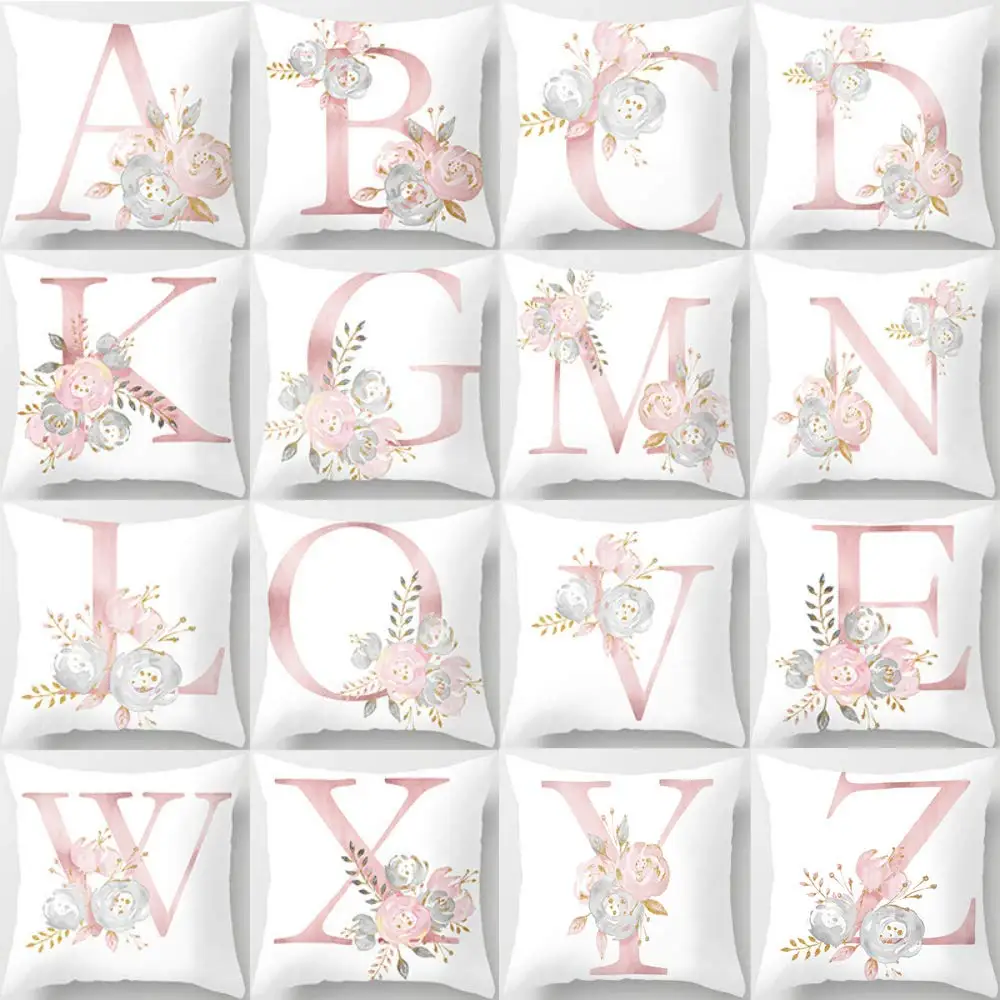 45x45cm Nordic Cushion Cover 26 English Letters Throw Pillow Cover Polyester Cushion Case Sofa Bed Decorative Pillow home decor
45x45cm Nordic Cushion Cover 26 English Letters Throw Pillow Cover Polyester Cushion Case Sofa Bed Decorative Pillow home decor
