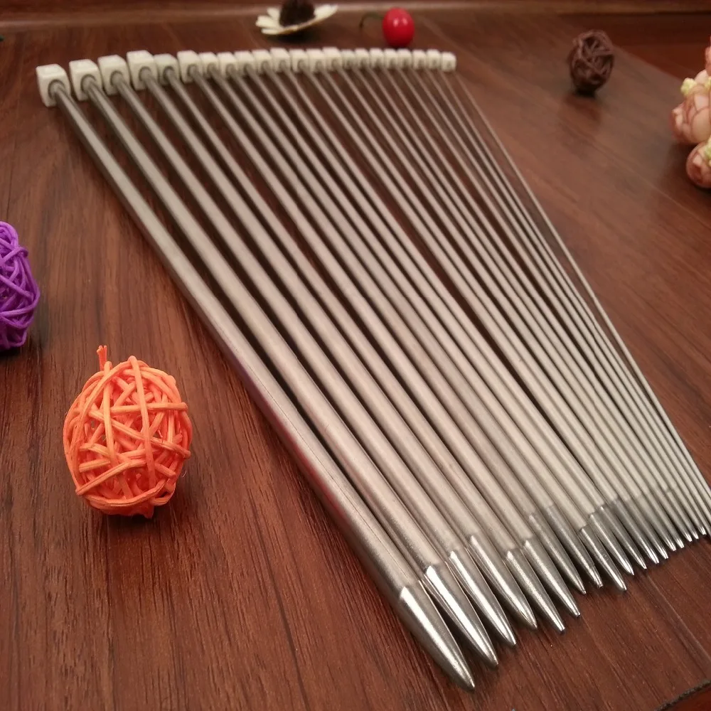 11PCS/set 25cm/35cm Stainless steel Single Pointed Knitting Needles Crochet Hook Tool Craft knitting needles Set 2.0mm-8.0mm
11PCS/set 25cm/35cm Stainless steel Single Pointed Knitting Needles Crochet Hook Tool Craft knitting needles Set 2.0mm-8.0mm