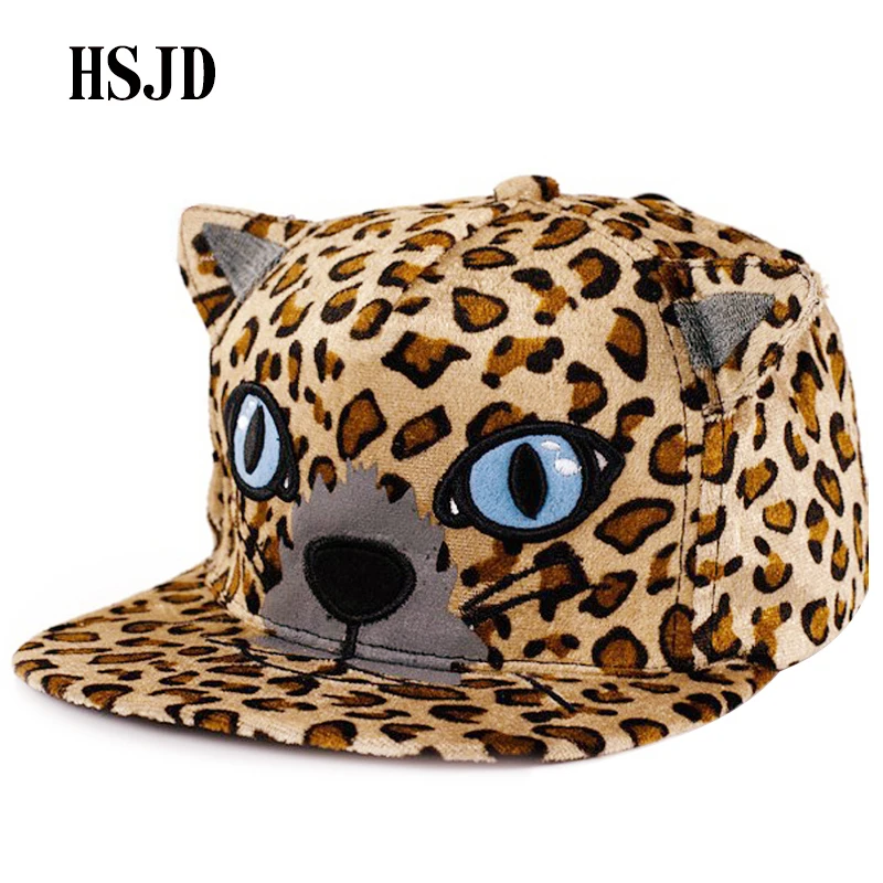 Snapback Leopard Print Adjustable Hip Hop Baseball Caps 2018 New Men Women Cute Ears Blue-eyed Cat Summer Spring Outdoor Cap
Snapback Leopard Print Adjustable Hip Hop Baseball Caps 2018 New Men Women Cute Ears Blue-eyed Cat Summer Spring Outdoor Cap