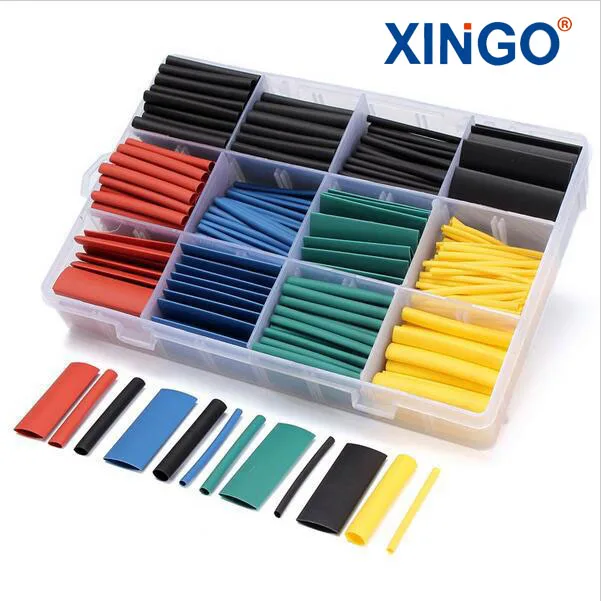 5 Colors 530PCS Polyolefin 2:1 Halogen-Free Heat Shrink Tubing Tube Assortment Sleeving Wrap Tubes
5 Colors 530PCS Polyolefin 2:1 Halogen-Free Heat Shrink Tubing Tube Assortment Sleeving Wrap Tubes