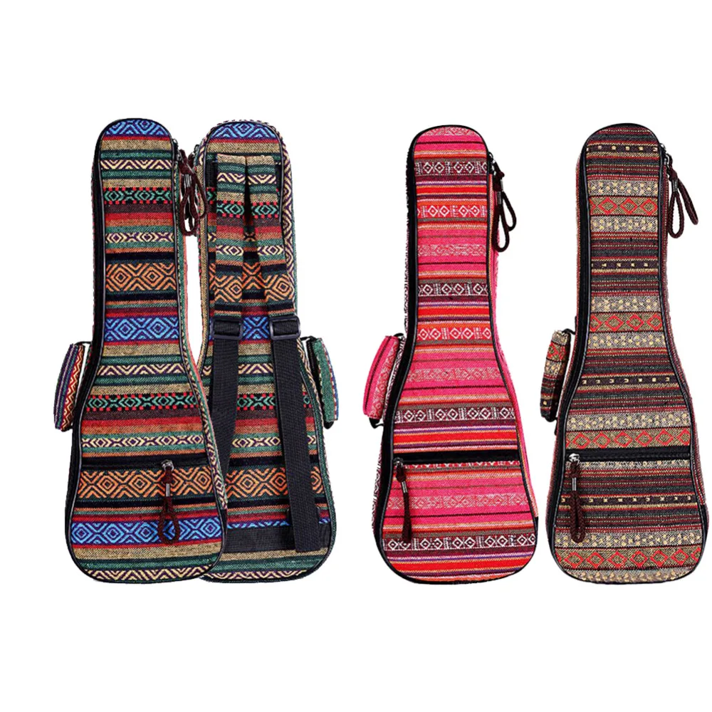 21/23/26 Inch Ukulele Bag Backpack Ethnic Style Ukulele Case Musical Instruments Bag Portable Backpack With A Front Pocket
21/23/26 Inch Ukulele Bag Backpack Ethnic Style Ukulele Case Musical Instruments Bag Portable Backpack With A Front Pocket