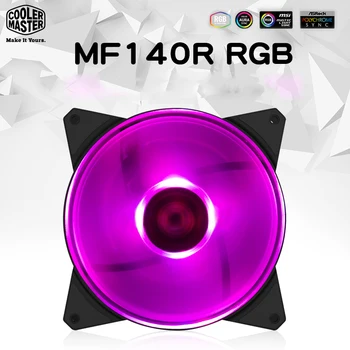 Cooler Master MF140R RGB Cooling Fan PC Computer Case Slient 14cm For CPU PC Cooler Radiator Water Cooling 140mm PWM Quiet Fan
Cooler Master MF140R RGB Cooling Fan PC Computer Case Slient 14cm For CPU PC Cooler Radiator Water Cooling 140mm PWM Quiet Fan