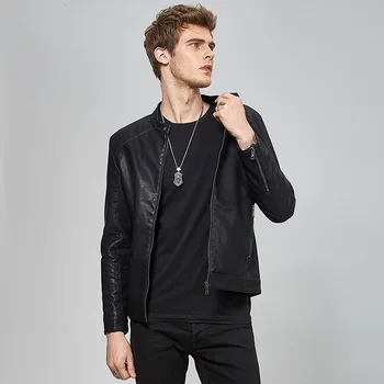 New winter young men leisure leather men's PU leather jacket cultivate one's morality men's motorcycle clothing
New winter young men leisure leather men's PU leather jacket cultivate one's morality men's motorcycle clothing