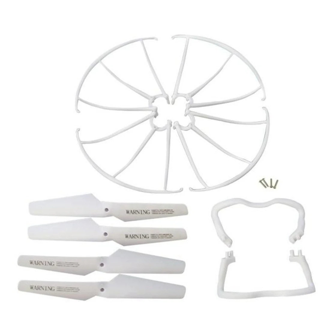 Landing Skid+Blade Propeller+Propeller Protectors Spare Set For Syma X5 X5C X5C1 Colour:White
Landing Skid+Blade Propeller+Propeller Protectors Spare Set For Syma X5 X5C X5C1 Colour:White