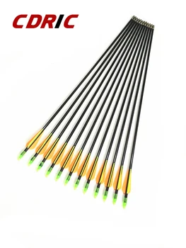 6/12/24PCS Length 80cm Fiberglass Arrows With Bullet Arrow Tip For Recurve Bow Archery Hunting Shooting
6/12/24PCS Length 80cm Fiberglass Arrows With Bullet Arrow Tip For Recurve Bow Archery Hunting Shooting