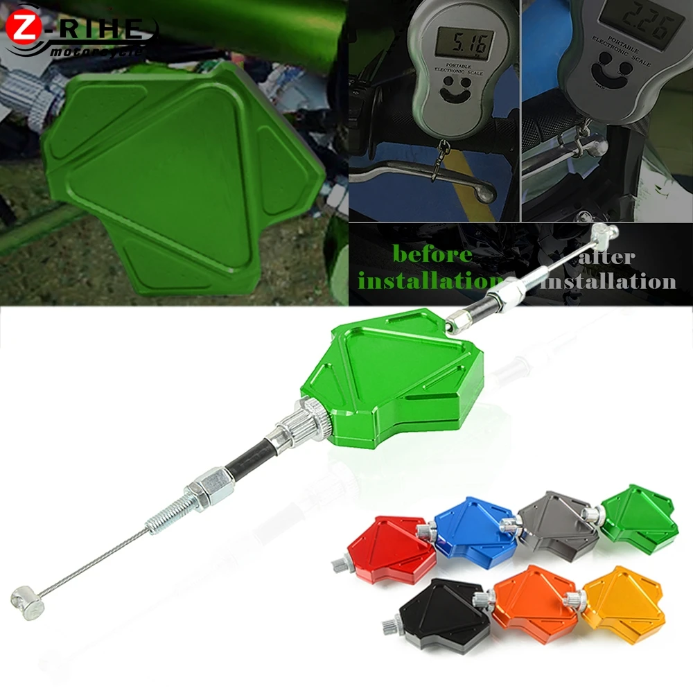 For Kawasaki W800/SE Z750S ZR750 ZEPHYR ZX-6 ZX9R ZXR400 ZZR600 Motorcycle Aluminum Stunt Clutch Lever Easy Pull Cable System
For Kawasaki W800/SE Z750S ZR750 ZEPHYR ZX-6 ZX9R ZXR400 ZZR600 Motorcycle Aluminum Stunt Clutch Lever Easy Pull Cable System