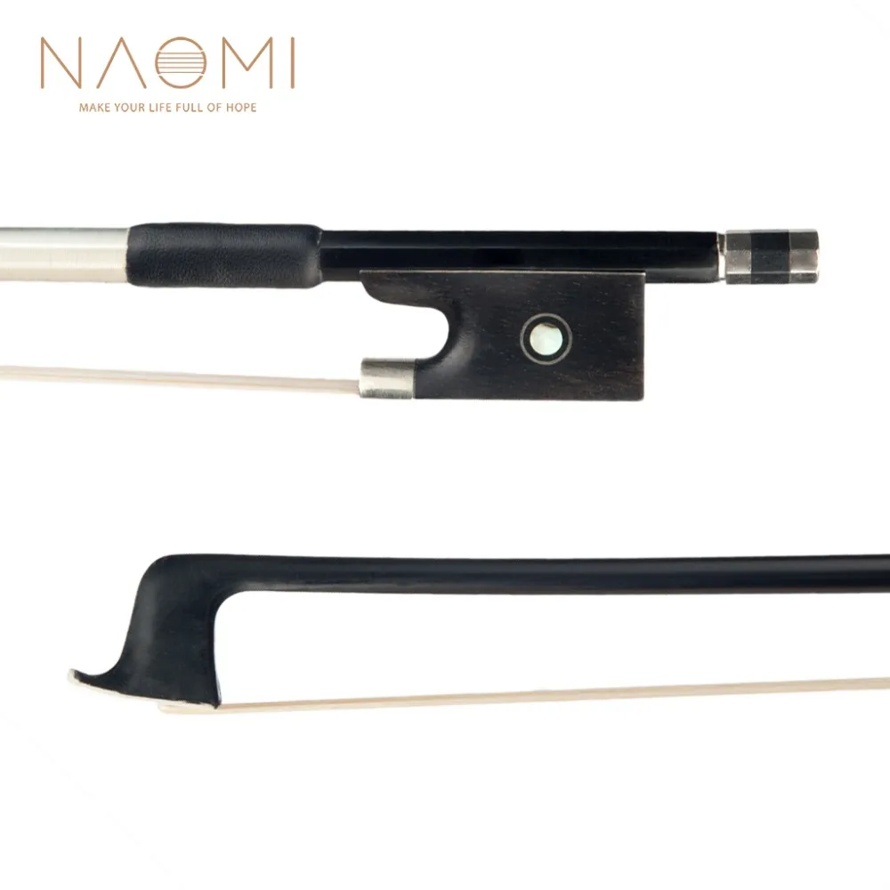 NAOMI 4/4 Violin Bow Carbon Fiber Violin Bow For 4/4 Violin Graphite Black Violin Parts Accessories Well Balance NEW
NAOMI 4/4 Violin Bow Carbon Fiber Violin Bow For 4/4 Violin Graphite Black Violin Parts Accessories Well Balance NEW