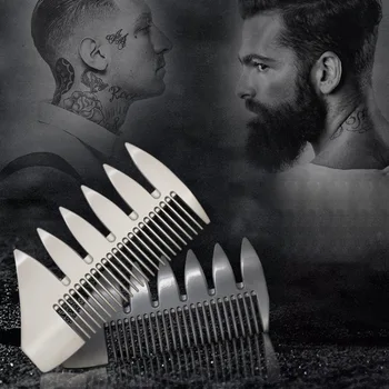 High Quality Wide Tooth Metal Beard Stainless Steel Hair Comb Double-sided Oil Head Comb Barber P1
High Quality Wide Tooth Metal Beard Stainless Steel Hair Comb Double-sided Oil Head Comb Barber P1