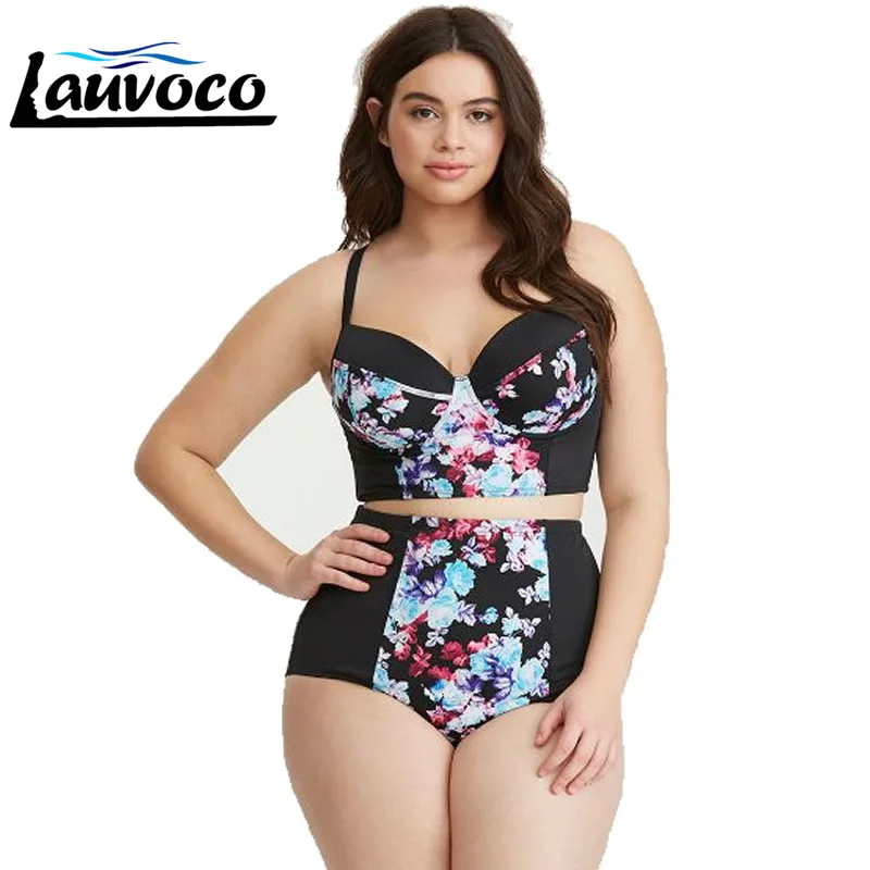 2019 Women Big Cup Swimsuit Halter Padded Retro High Waist Bikini Set Female Vintage Push Up Swimwear Plus Size XL-4XL Biquini
2019 Women Big Cup Swimsuit Halter Padded Retro High Waist Bikini Set Female Vintage Push Up Swimwear Plus Size XL-4XL Biquini