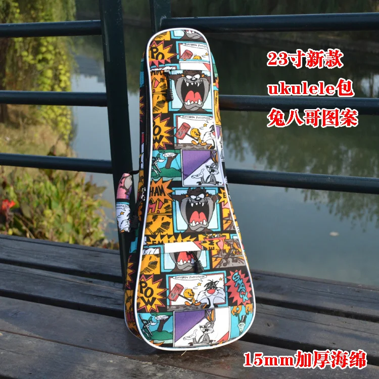 23"24 inch concert ukulele bag fashion personality cartoon thick padded guitarra gig case small guitar backpack children pack
23"24 inch concert ukulele bag fashion personality cartoon thick padded guitarra gig case small guitar backpack children pack
