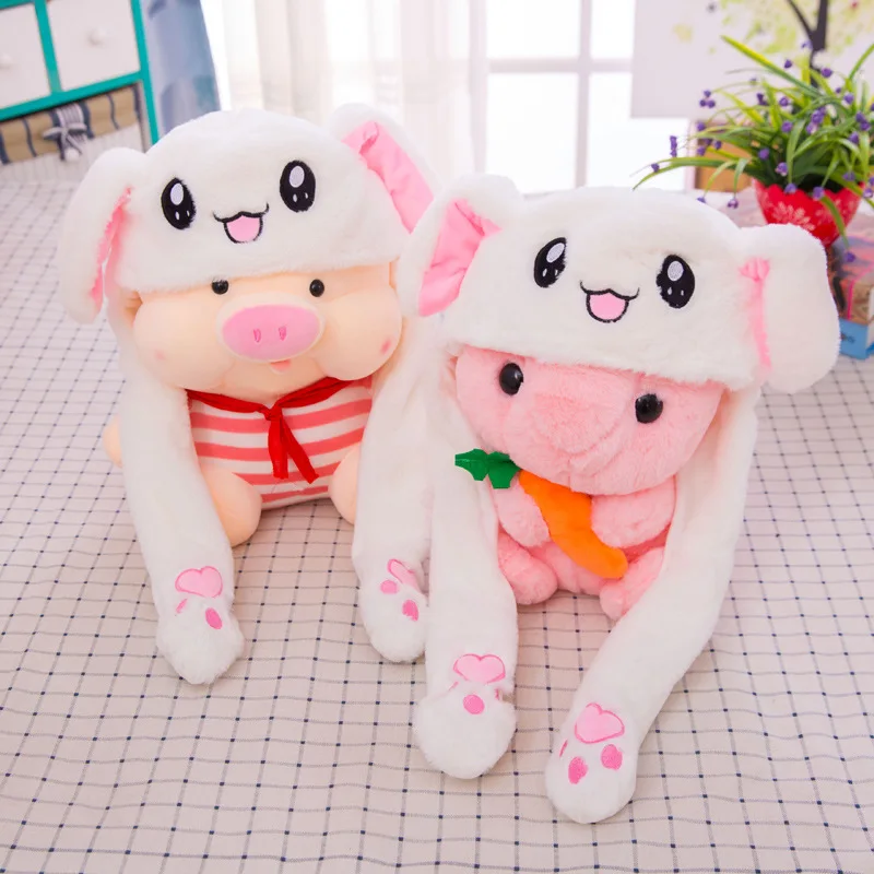 Fashion Moving Bunny Plush Hat Rabbit Ears Plush Sweet Cute Airbag Cap Funny Party Hat Gift Toy for Kids Girls Girlfriend
Fashion Moving Bunny Plush Hat Rabbit Ears Plush Sweet Cute Airbag Cap Funny Party Hat Gift Toy for Kids Girls Girlfriend