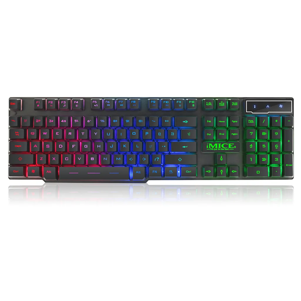 iMICE AK-600 Mechanical Keyboard Game Wired Keyboard For PC Notebook Gaming Keyboard Backlight Suspension Key 506#2
iMICE AK-600 Mechanical Keyboard Game Wired Keyboard For PC Notebook Gaming Keyboard Backlight Suspension Key 506#2