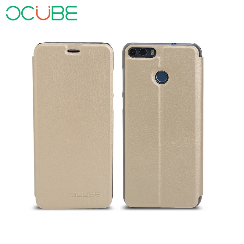 Ocube ulefone MIX 2 Роскошный кожаный чехол Специальная защитная подставка Флип PU для 5 7