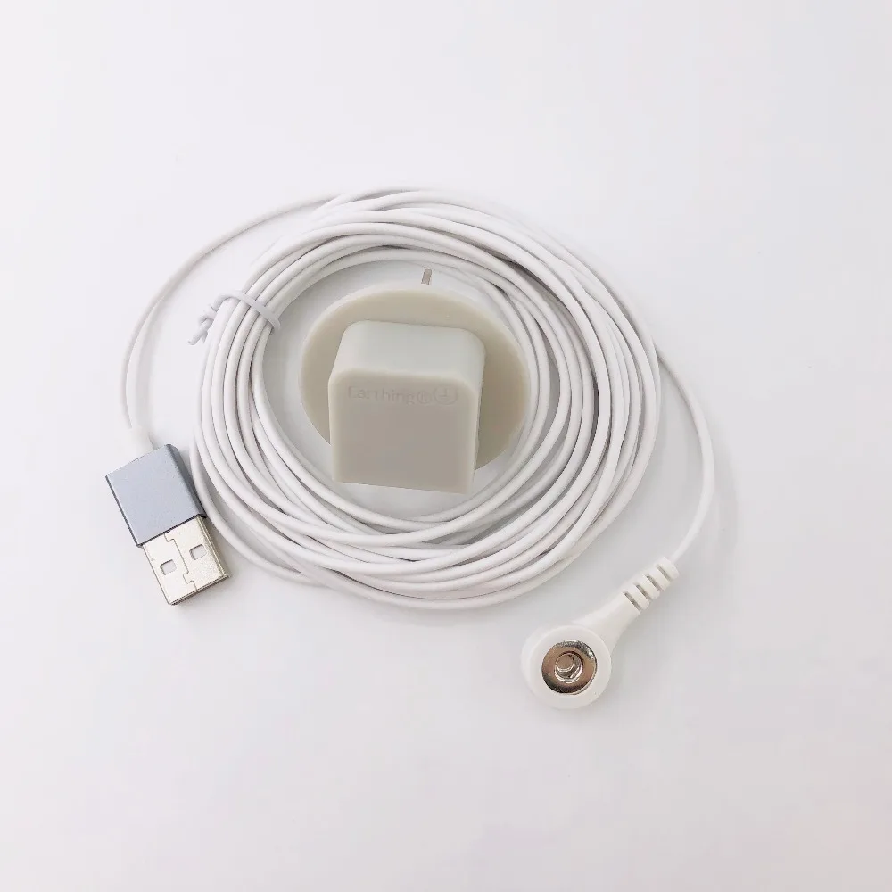 GROUNDED grounding cord 2 PCS for Earthing sheet / pillow case / earthing mat 16.5ft
GROUNDED grounding cord 2 PCS for Earthing sheet / pillow case / earthing mat 16.5ft