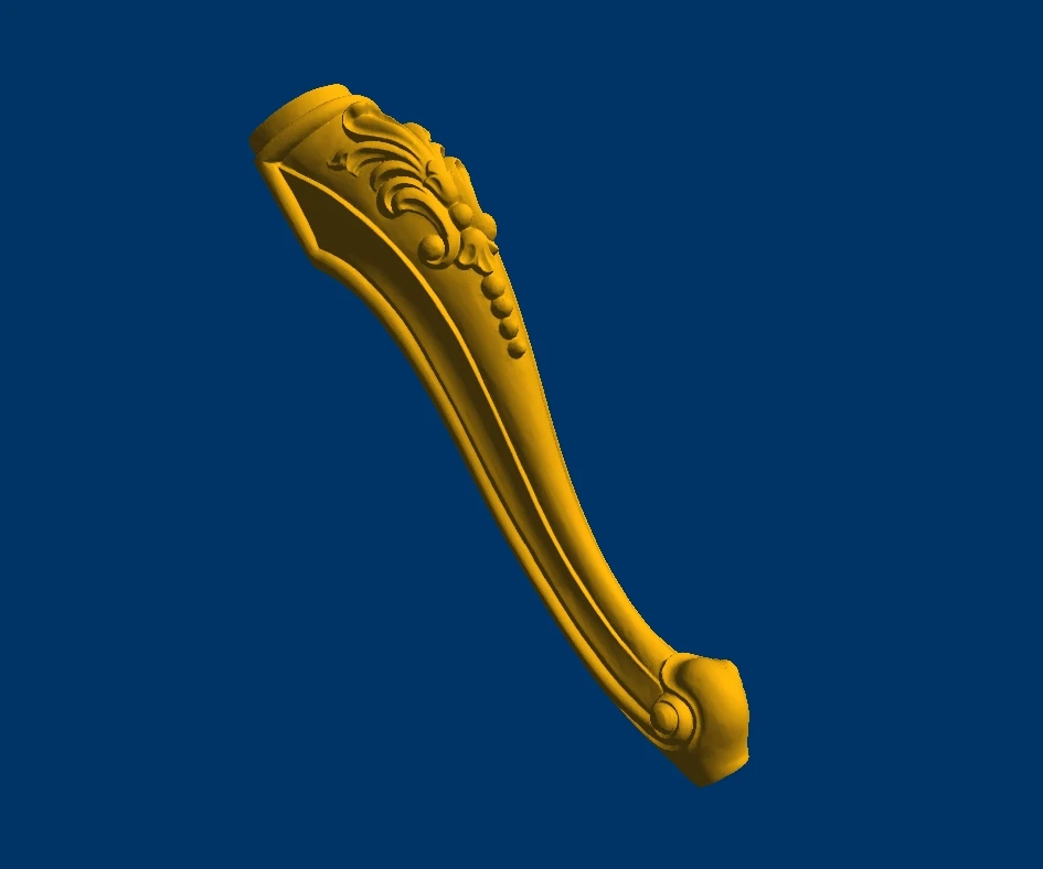 Furniture sofa table chair bed cabinet legs STL format file 3D model for CNC Router Woodworking 26 (length is about 400mm)
Furniture sofa table chair bed cabinet legs STL format file 3D model for CNC Router Woodworking 26 (length is about 400mm)