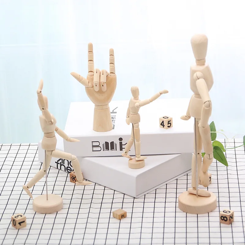 MRZOOT European Wooden Doll Joint Hand Birthday Gift Model Creative Home Small Display Desk Decorations Ornaments
MRZOOT European Wooden Doll Joint Hand Birthday Gift Model Creative Home Small Display Desk Decorations Ornaments