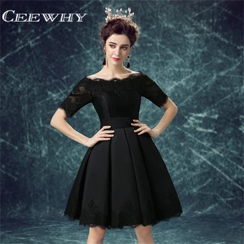 Black Dress Short Cocktail Dress Embroidery Evening Party Dress Above Knee Homecoming Dress Bridal Banquet Vestido de noiva
Black Dress Short Cocktail Dress Embroidery Evening Party Dress Above Knee Homecoming Dress Bridal Banquet Vestido de noiva