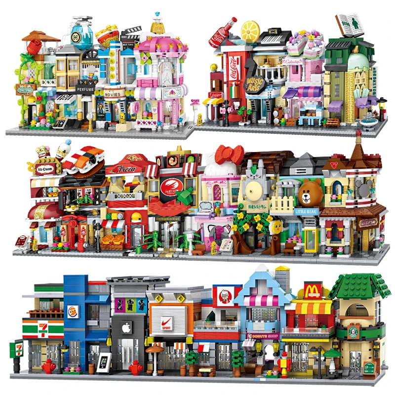LOZ Mini Street View City Building Blocks DIY Assembly Educational Bricks 3D Architecture Model Store Shop Kids Gift Xmas Toys
LOZ Mini Street View City Building Blocks DIY Assembly Educational Bricks 3D Architecture Model Store Shop Kids Gift Xmas Toys