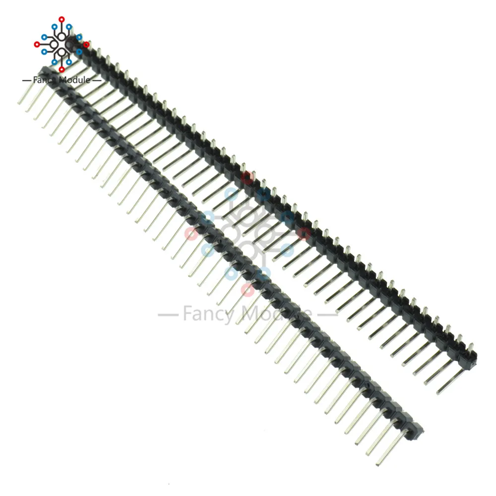 10 шт. 40 штырьков 1x40 Однорядный штырьковый наконечник Прототип Щит DIY|strip|k 1 |
