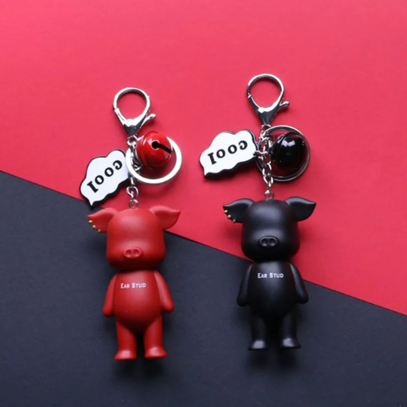 Piglet key chain lady bag pendant creative cartoon couple contracted car key chain metal ring gift
Piglet key chain lady bag pendant creative cartoon couple contracted car key chain metal ring gift