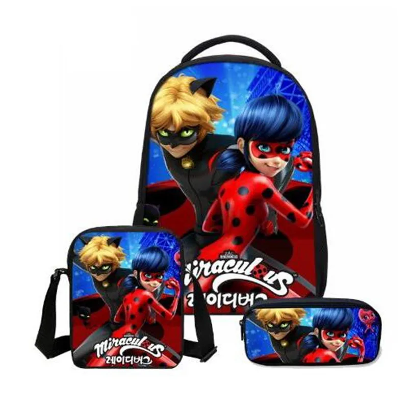 3 pieces / set of magic ladybug cat Noir school backpack children school children backpack boy girl girl backpack
3 pieces / set of magic ladybug cat Noir school backpack children school children backpack boy girl girl backpack