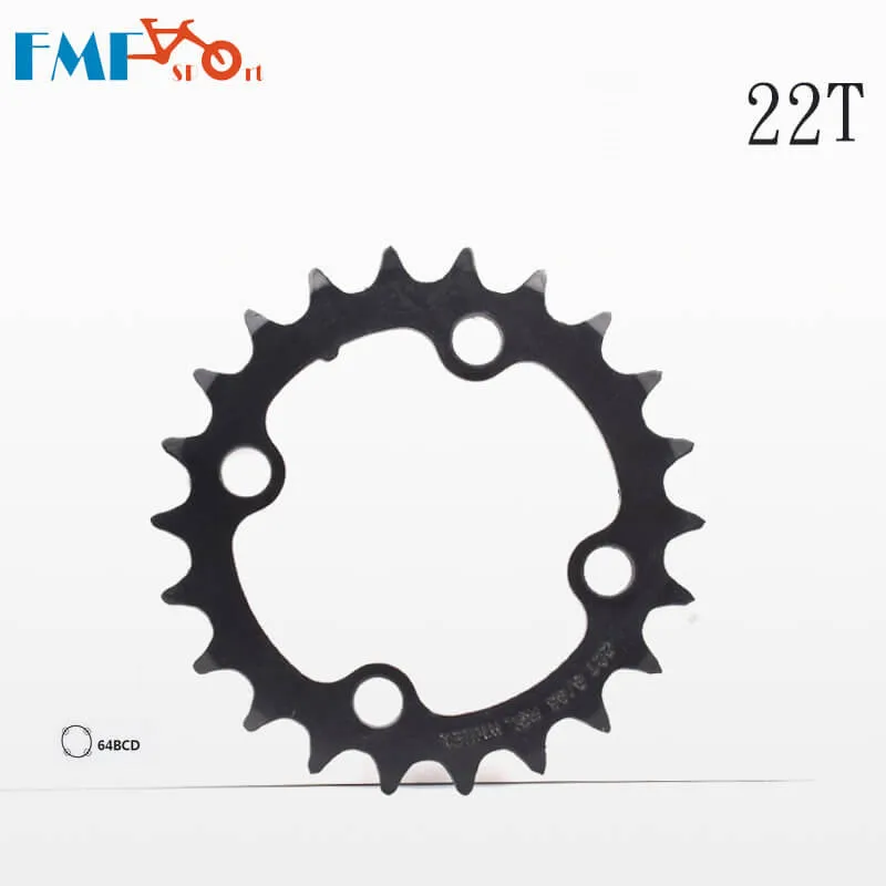 FMF 22T Repairment Chainring 64mm BCD Chainring For MTB Mountain Road Bike Crankset Bicycle Chainring Black and Silver
FMF 22T Repairment Chainring 64mm BCD Chainring For MTB Mountain Road Bike Crankset Bicycle Chainring Black and Silver